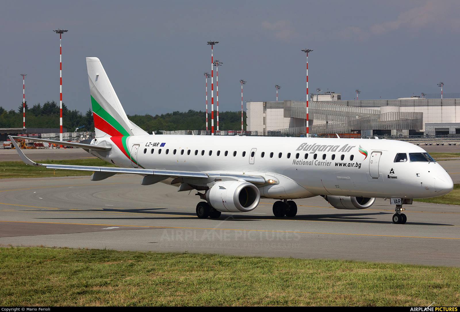 Bulgaria Air LZ-VAR aircraft at Milan - Malpensa