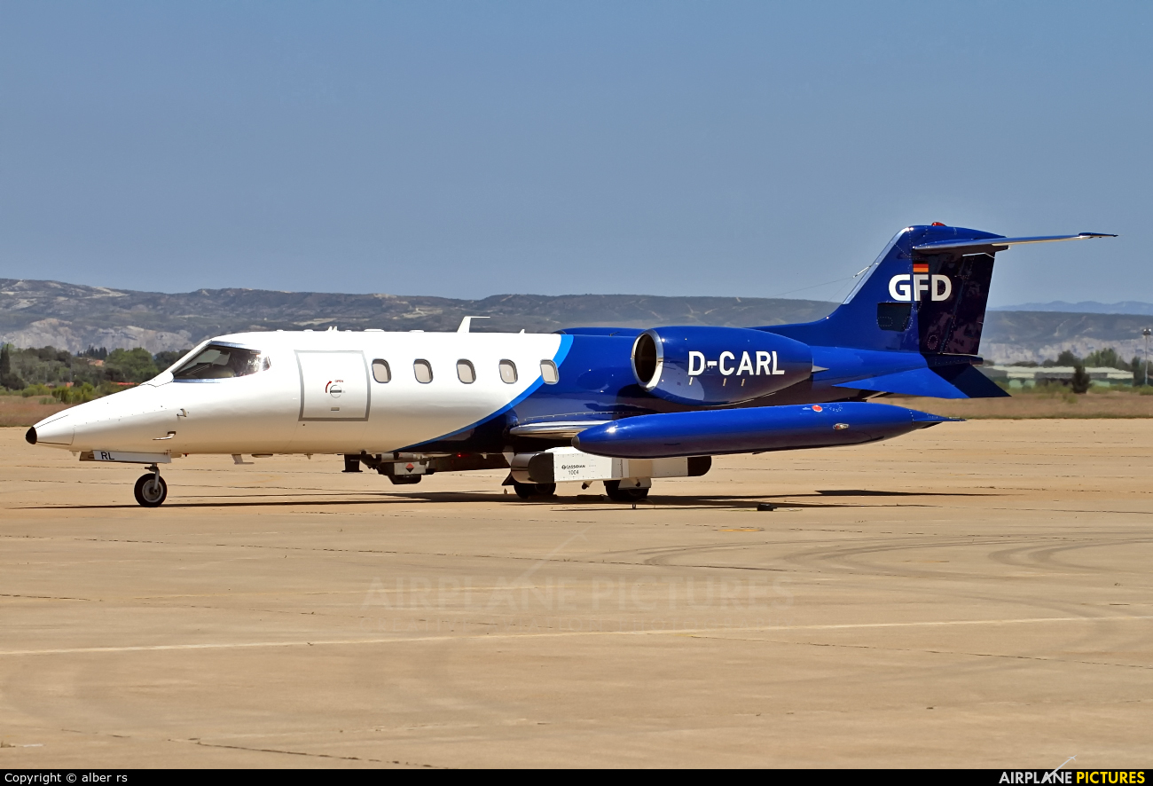 GFD D-CARL aircraft at Zaragoza