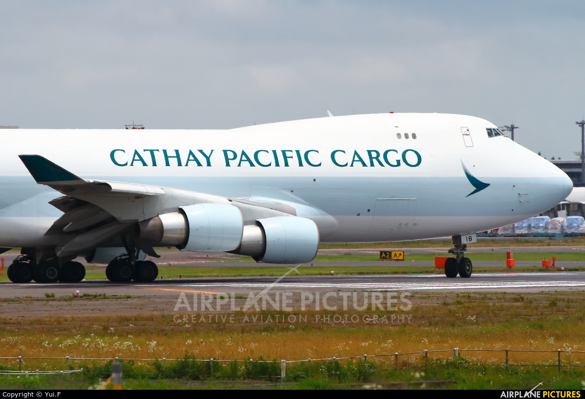 Cathay Pacific Cargo B-LIB aircraft at Tokyo - Narita Intl