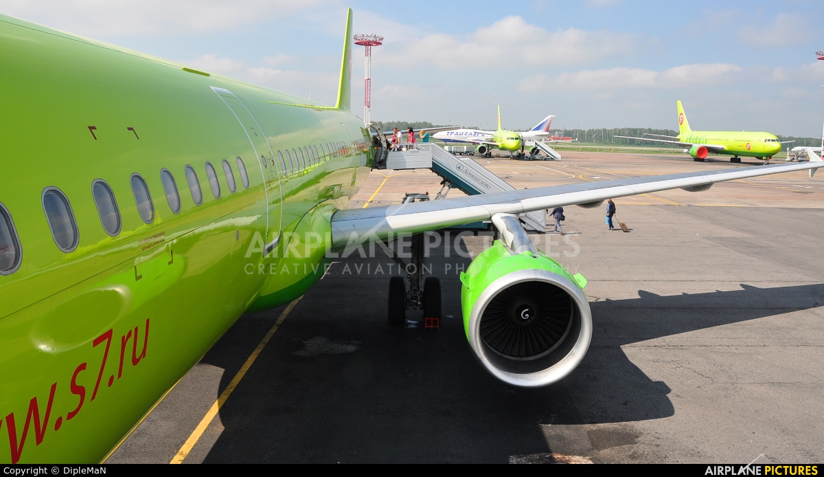 S7 Airlines VQ-BQK aircraft at Moscow - Domodedovo