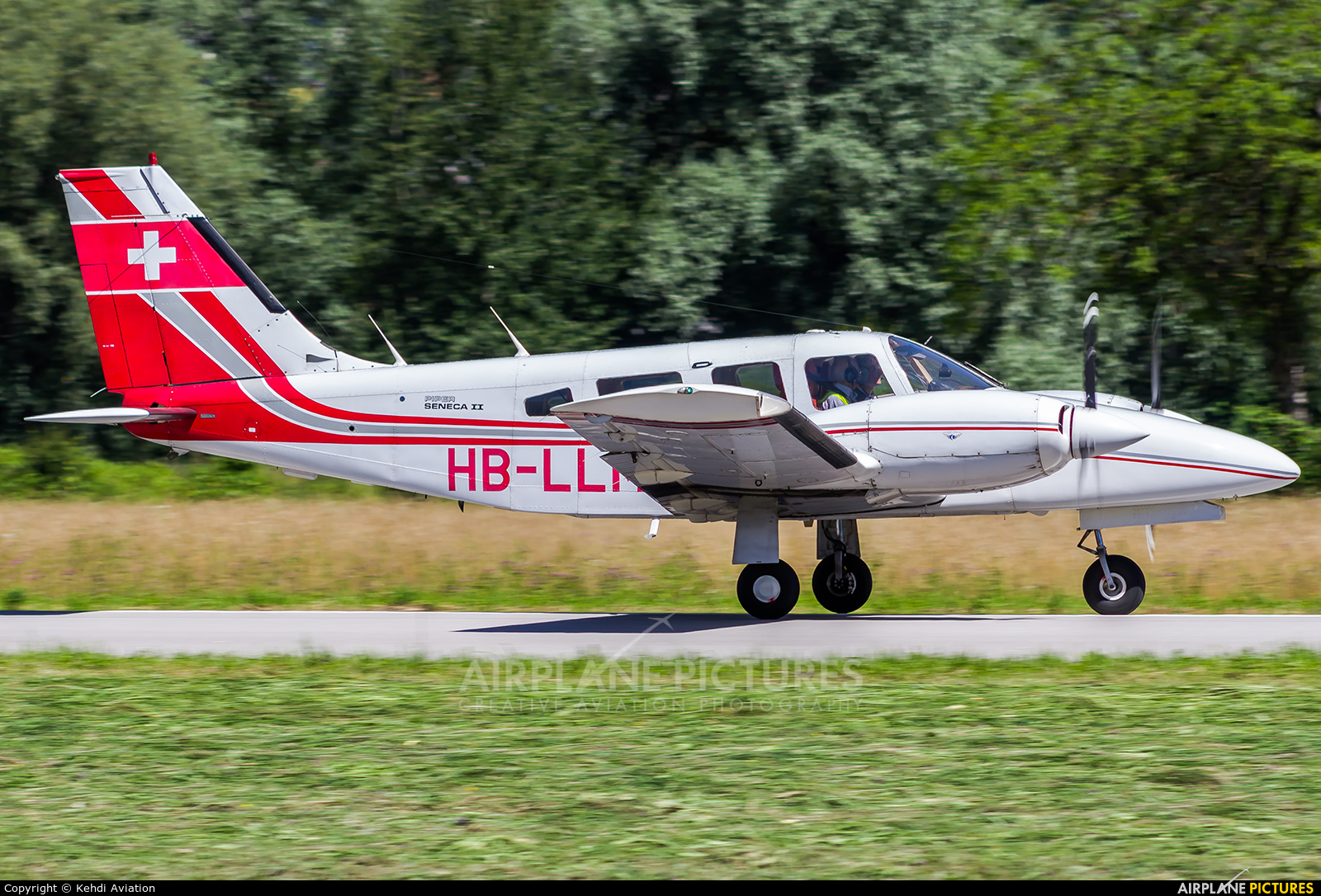 Private HB-LLM aircraft at Locarno