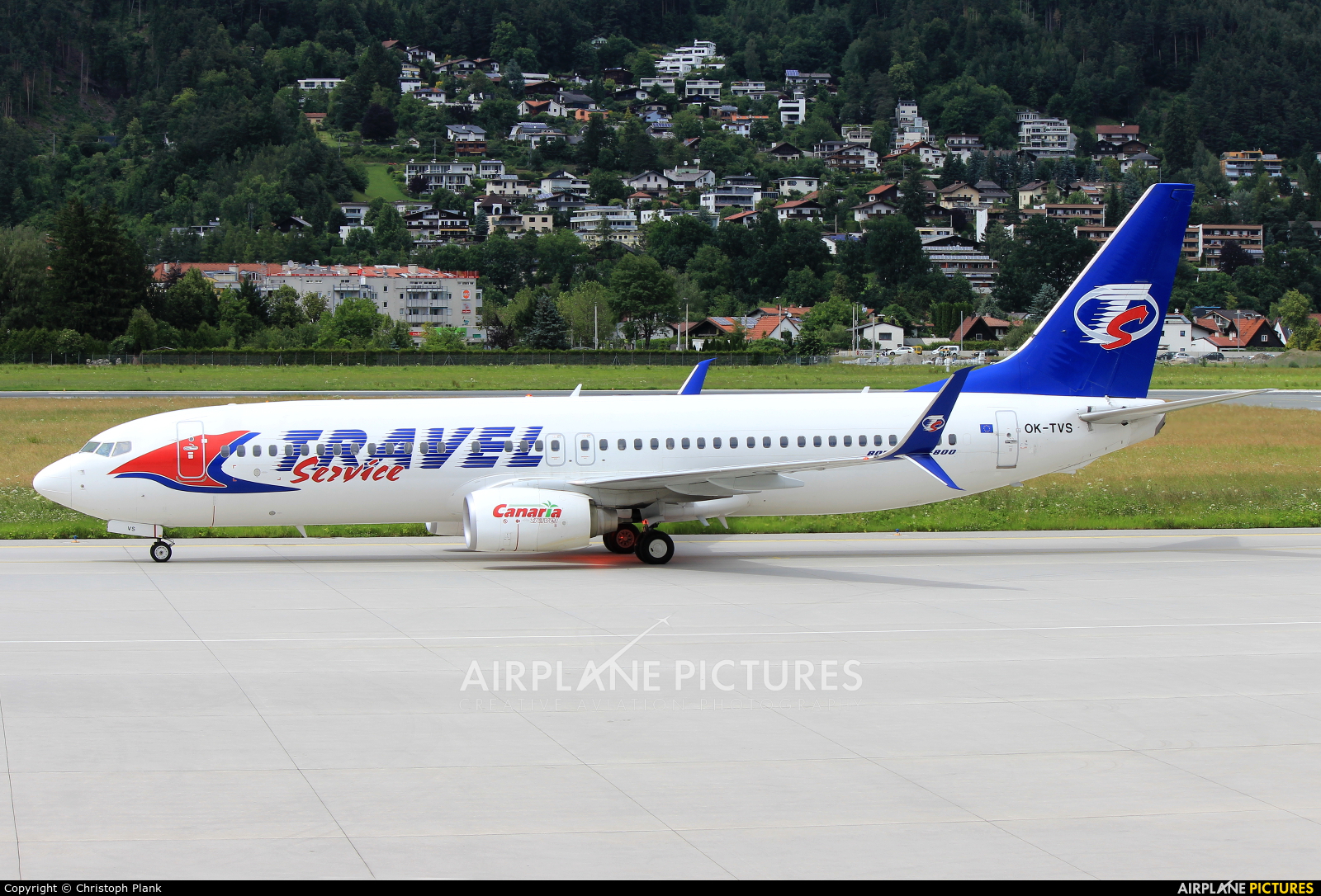 Travel Service OK-TVS aircraft at Innsbruck