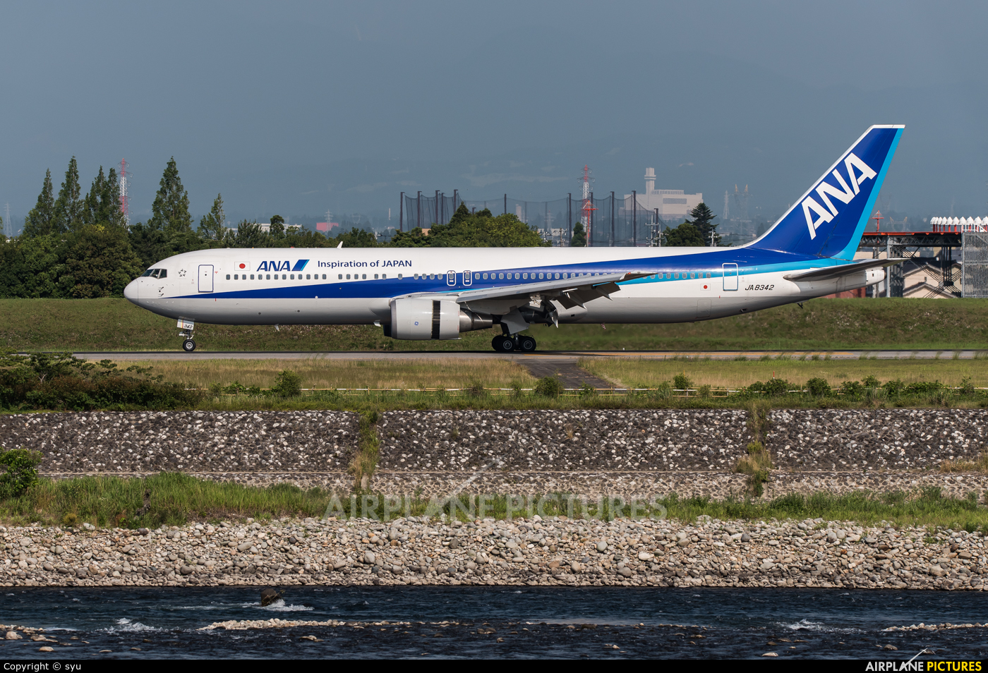 ANA - All Nippon Airways JA8342 aircraft at Toyama