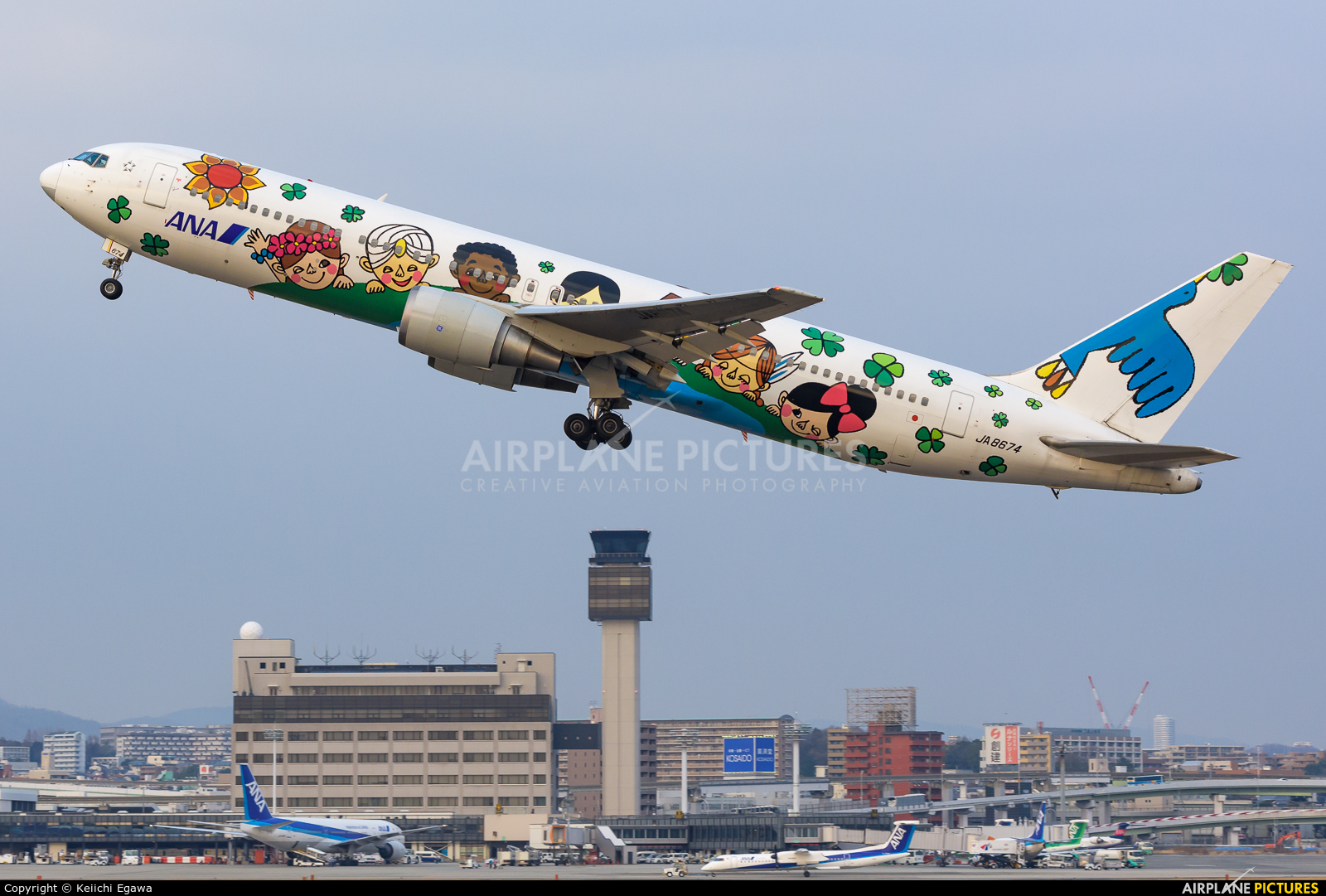 ANA - All Nippon Airways JA8674 aircraft at Osaka - Itami Intl