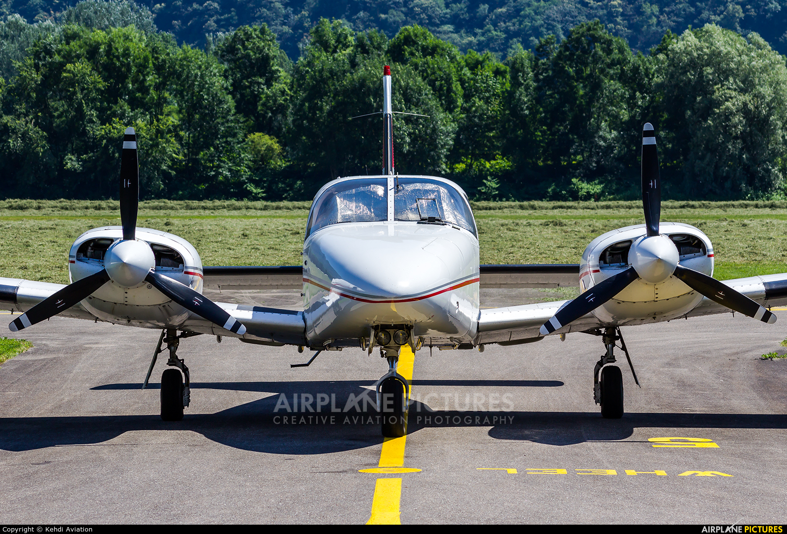 Private HB-LLM aircraft at Locarno