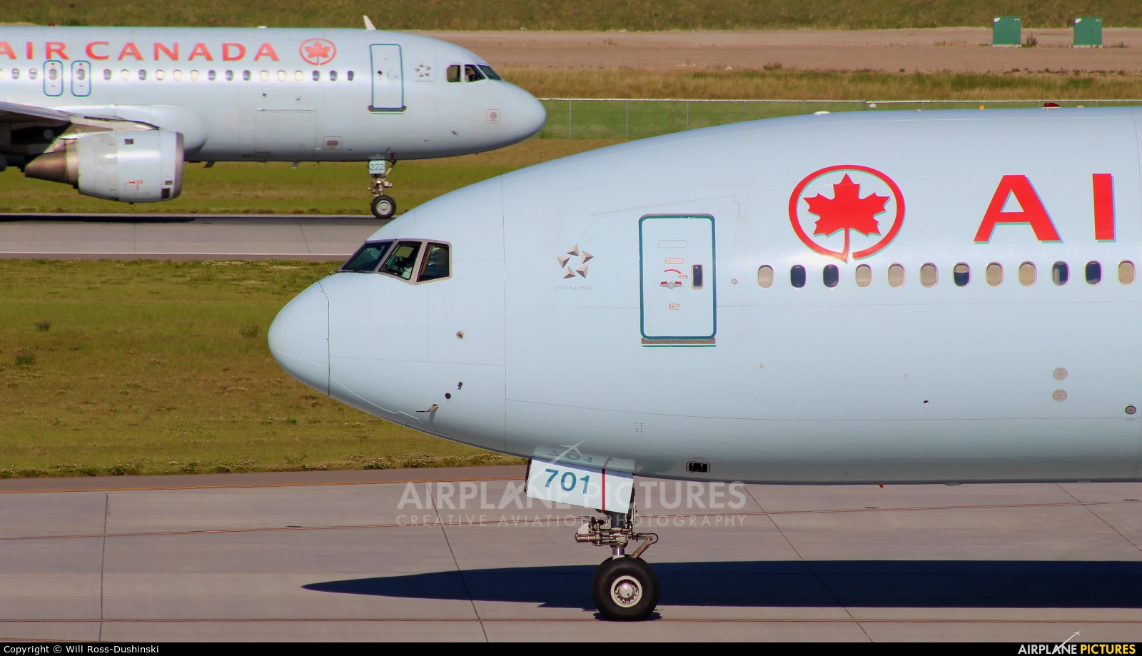 Air Canada C-FIUA aircraft at Calgary Intl, AB