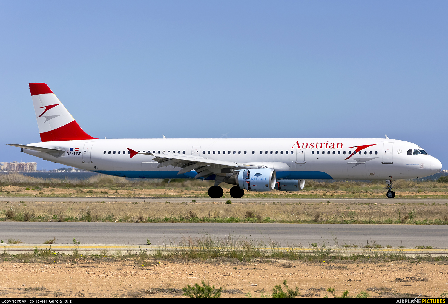 Austrian Airlines/Arrows/Tyrolean OE-LBD aircraft at Murcia - San Javier