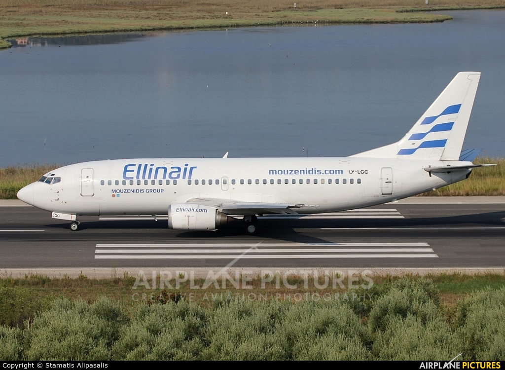 Ellinair LY-LGC aircraft at Corfu - Ioannis Kapodistrias