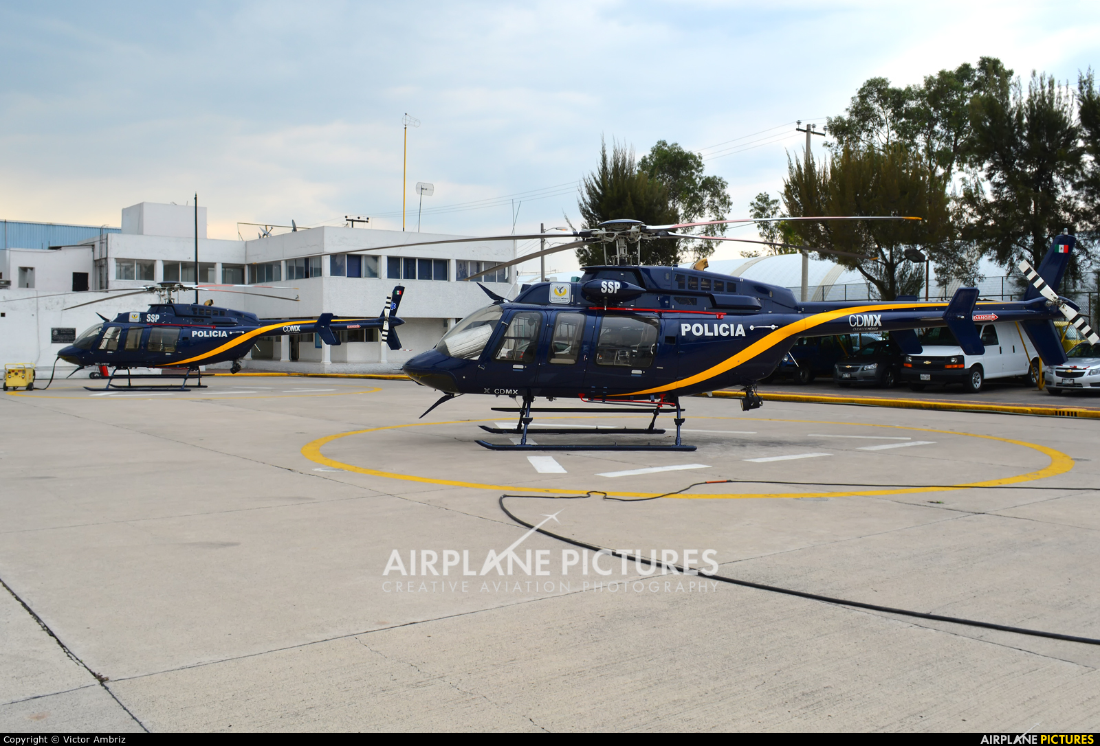Mexico - Police XC-DMX aircraft at Mexico City - Licenciado Benito Juarez Intl