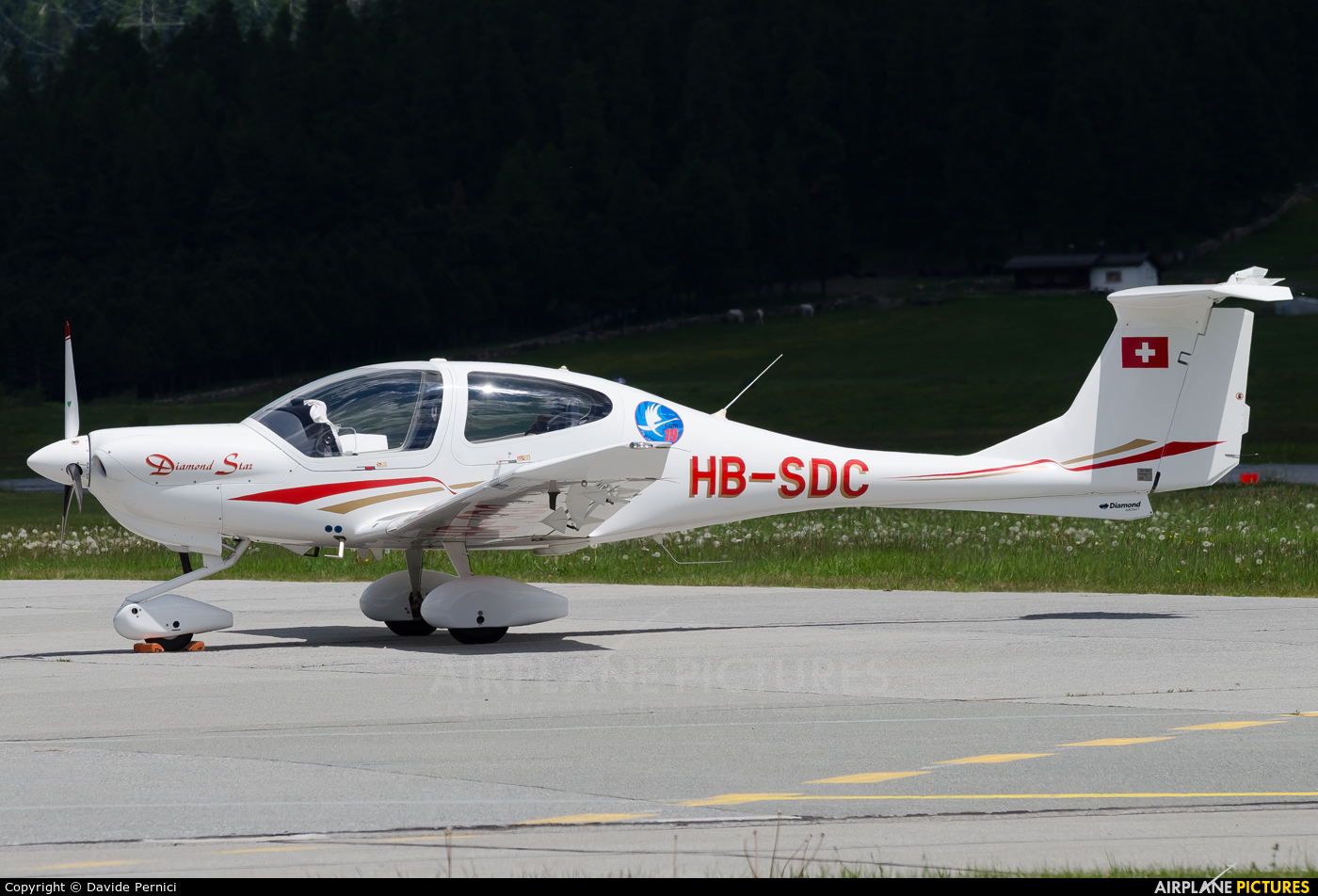 Private HB-SDC aircraft at Samedan - Engadin
