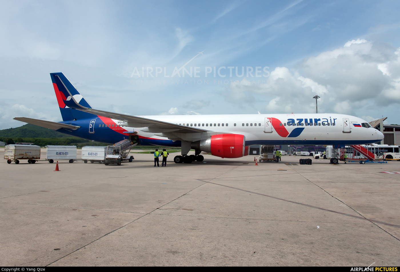 AzurAir VQ-BEZ aircraft at Phuket