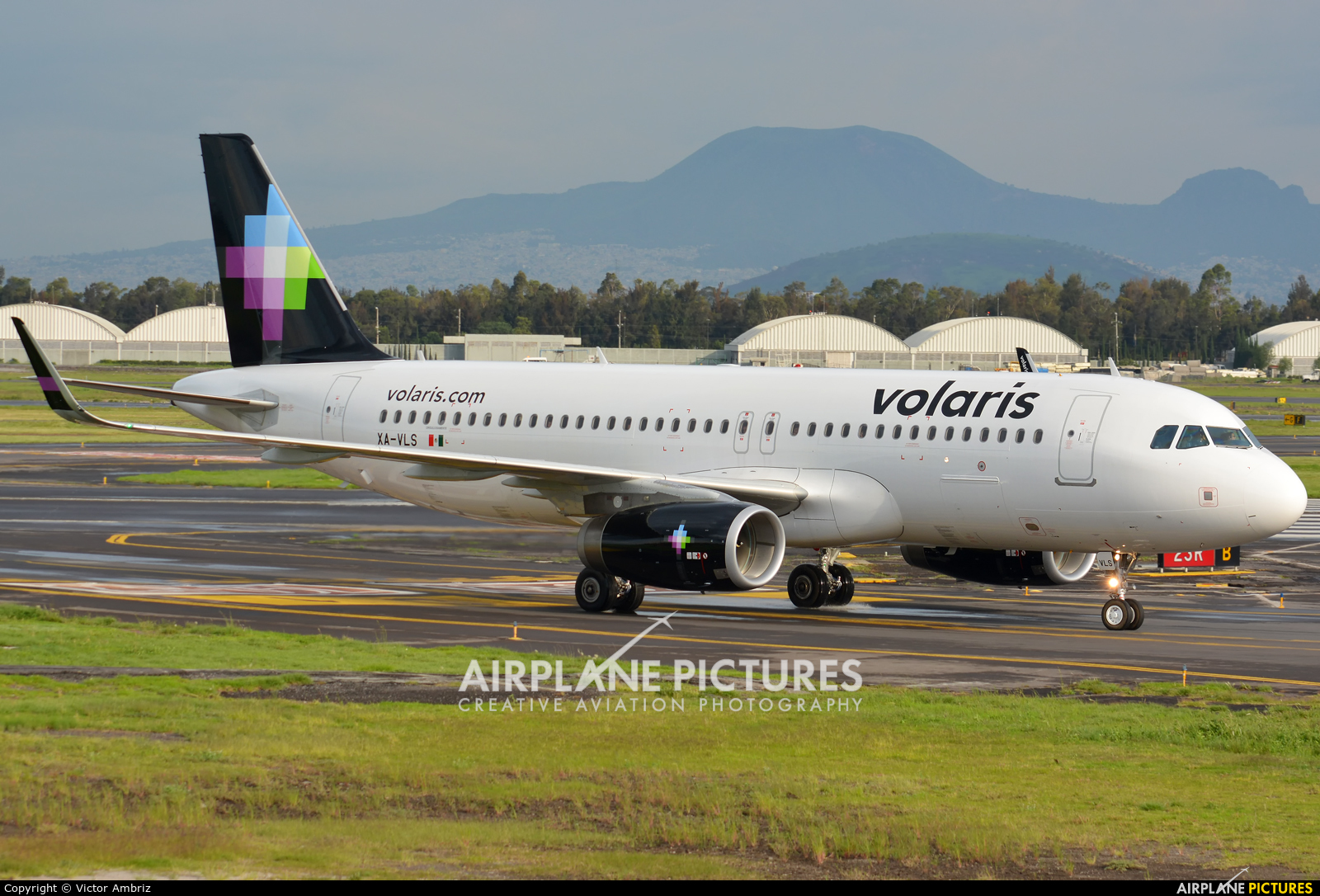 Volaris XA-VLS aircraft at Mexico City - Licenciado Benito Juarez Intl