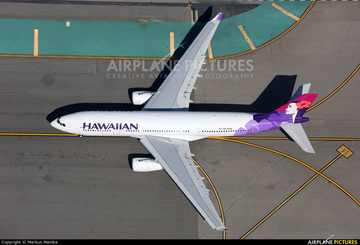Hawaiian Airlines N375HA aircraft at Los Angeles Intl