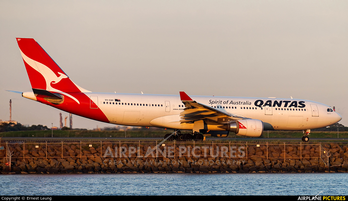 QANTAS VH-EBP aircraft at Sydney - Kingsford Smith Intl, NSW