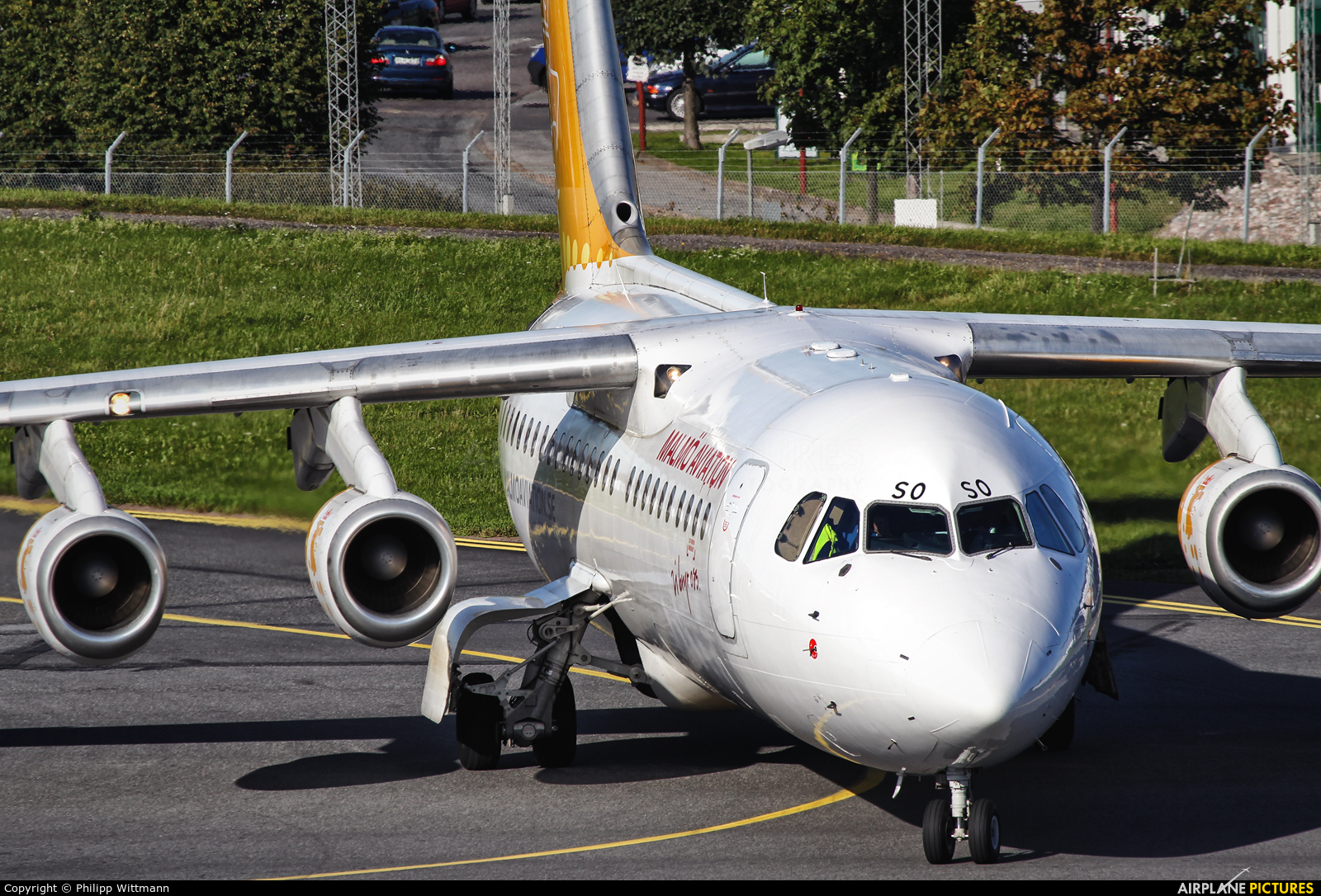 Malmo Aviation SE-DSO aircraft at Stockholm - Bromma