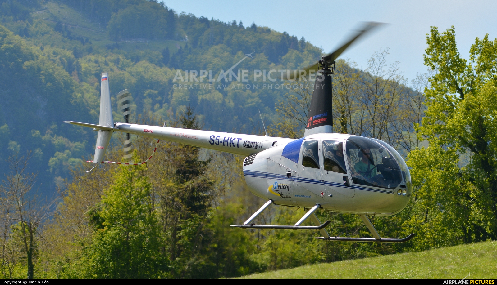 Helicop Litija S5-HKT aircraft at Off Airport - Slovenia