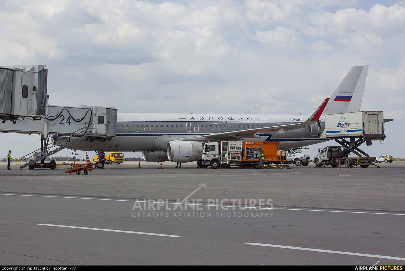 Aeroflot VP-BNT aircraft at Moscow - Sheremetyevo
