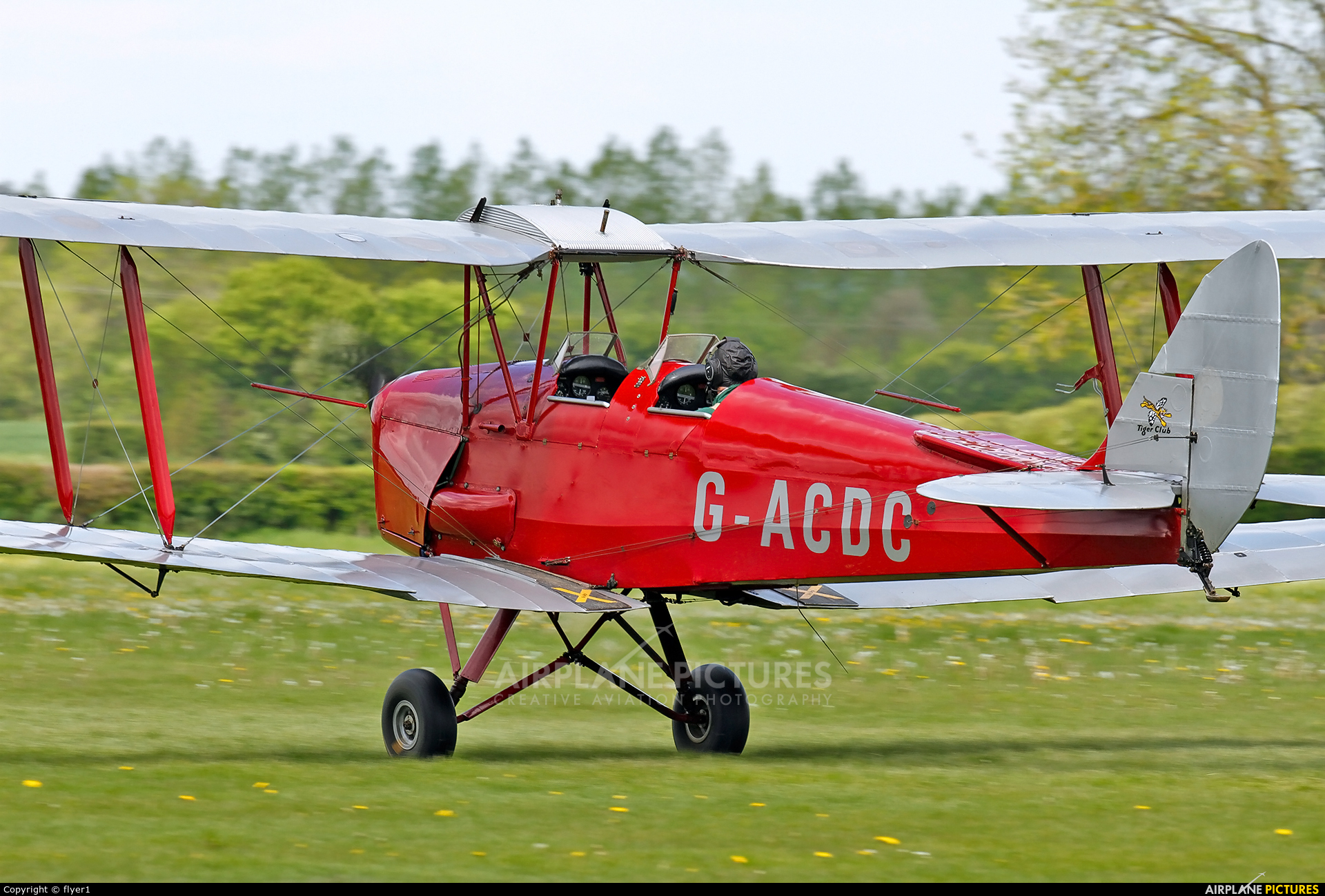 The Tiger Club G-ACDC aircraft at Lashenden / Headcorn