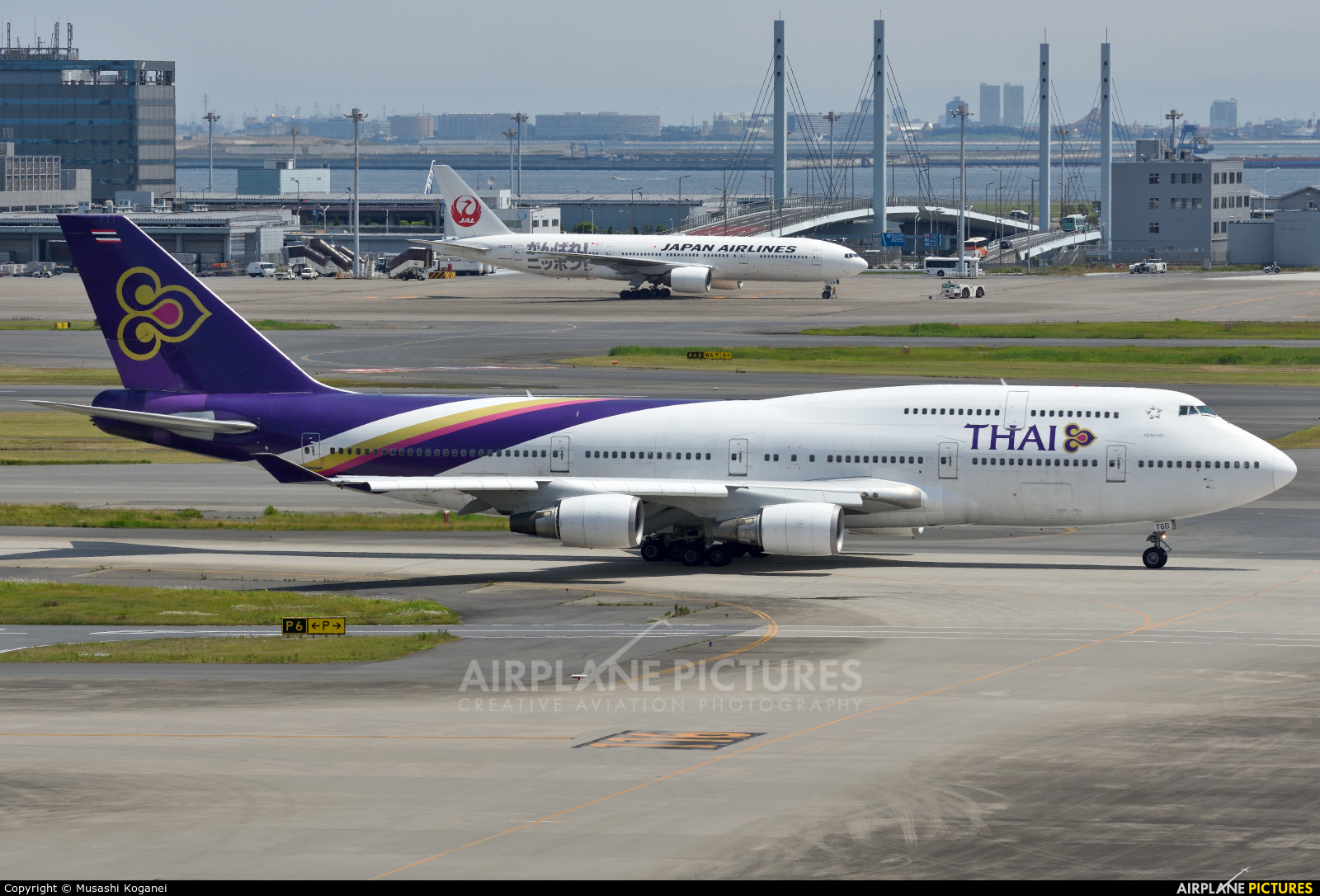 Thai Airways HS-TGB aircraft at Tokyo - Haneda Intl