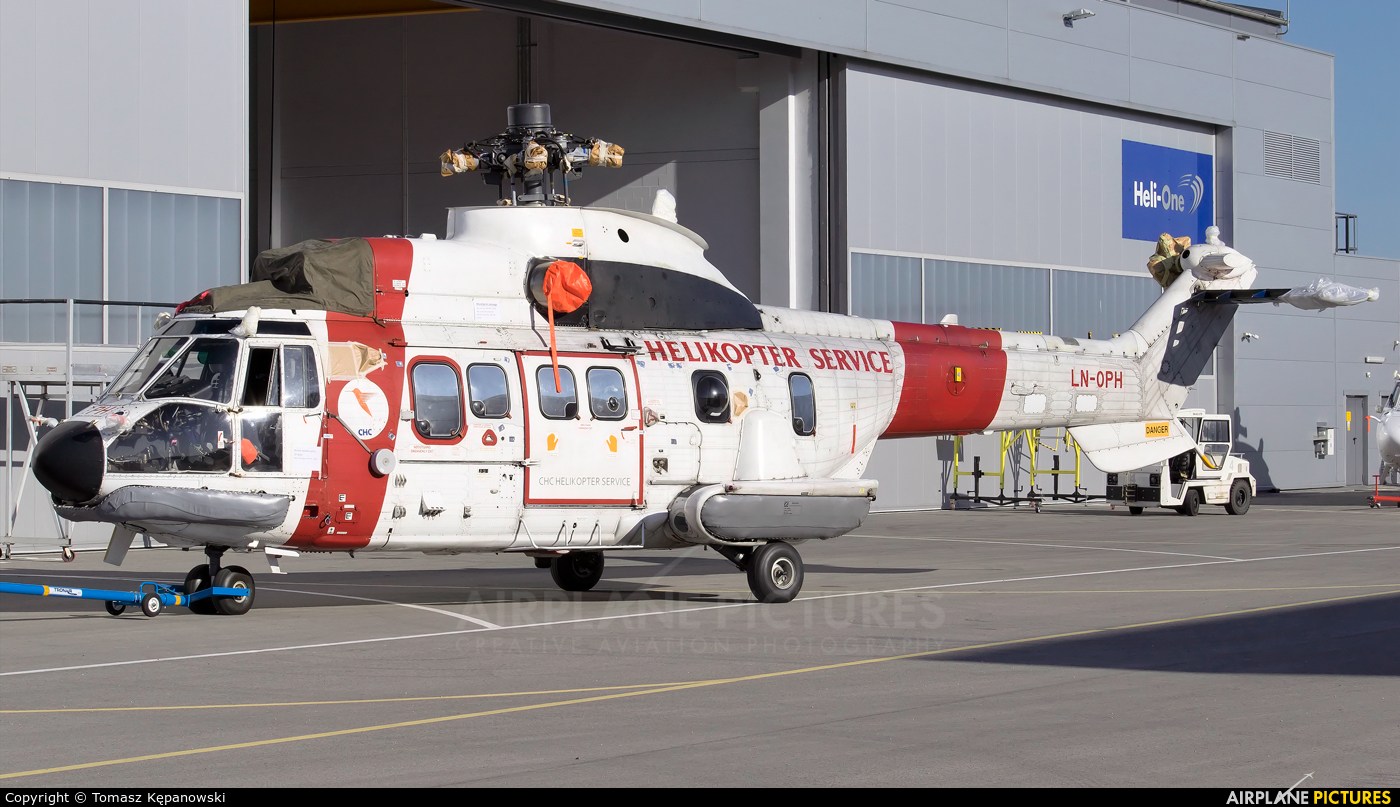 Helicopter Services LN-OPH aircraft at Rzeszów-Jasionka 