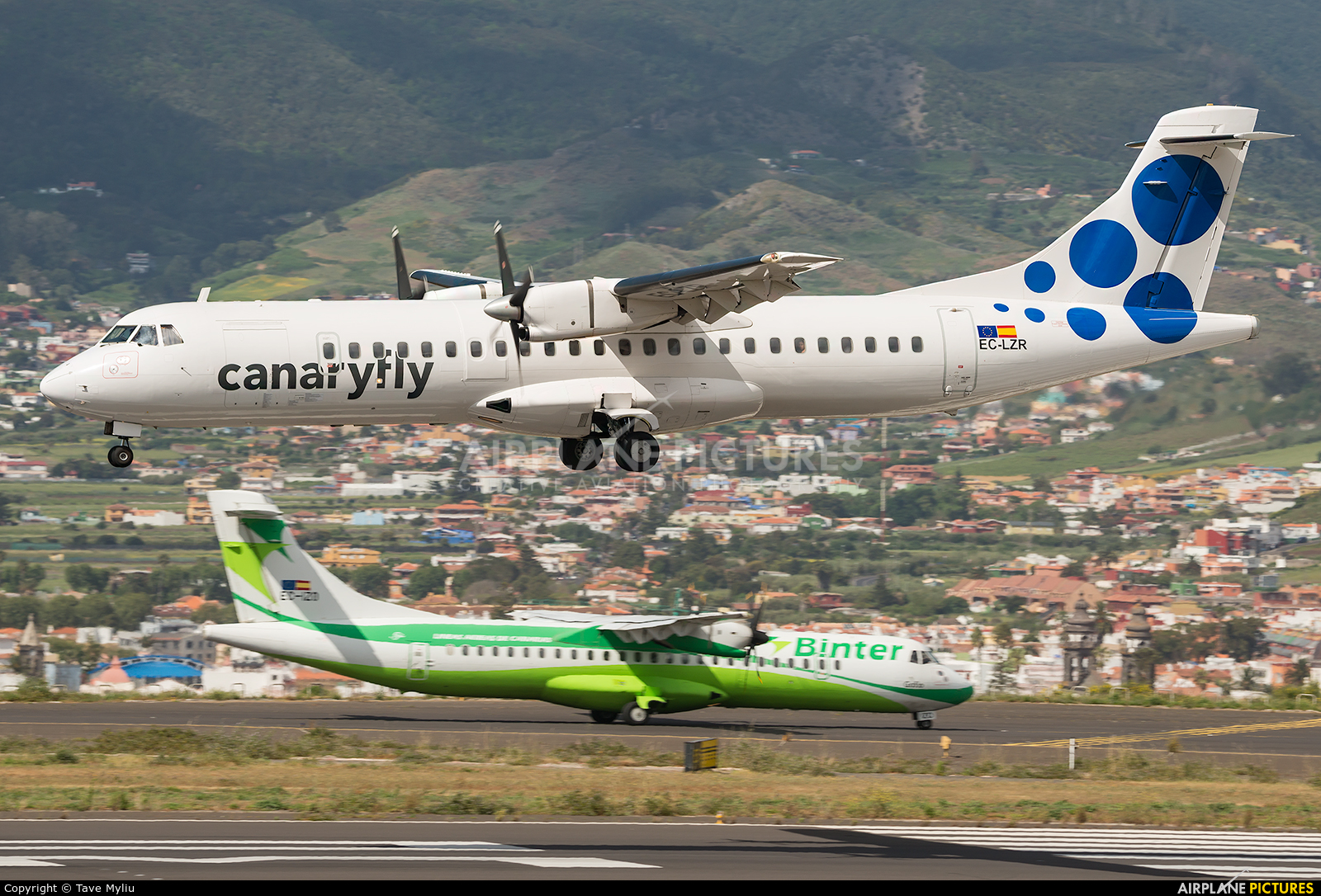 CanaryFly EC-LZR aircraft at Tenerife Norte - Los Rodeos