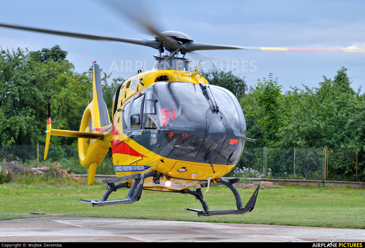 Polish Medical Air Rescue - Lotnicze Pogotowie Ratunkowe SP-HXE aircraft at Siemiatycze Hospital