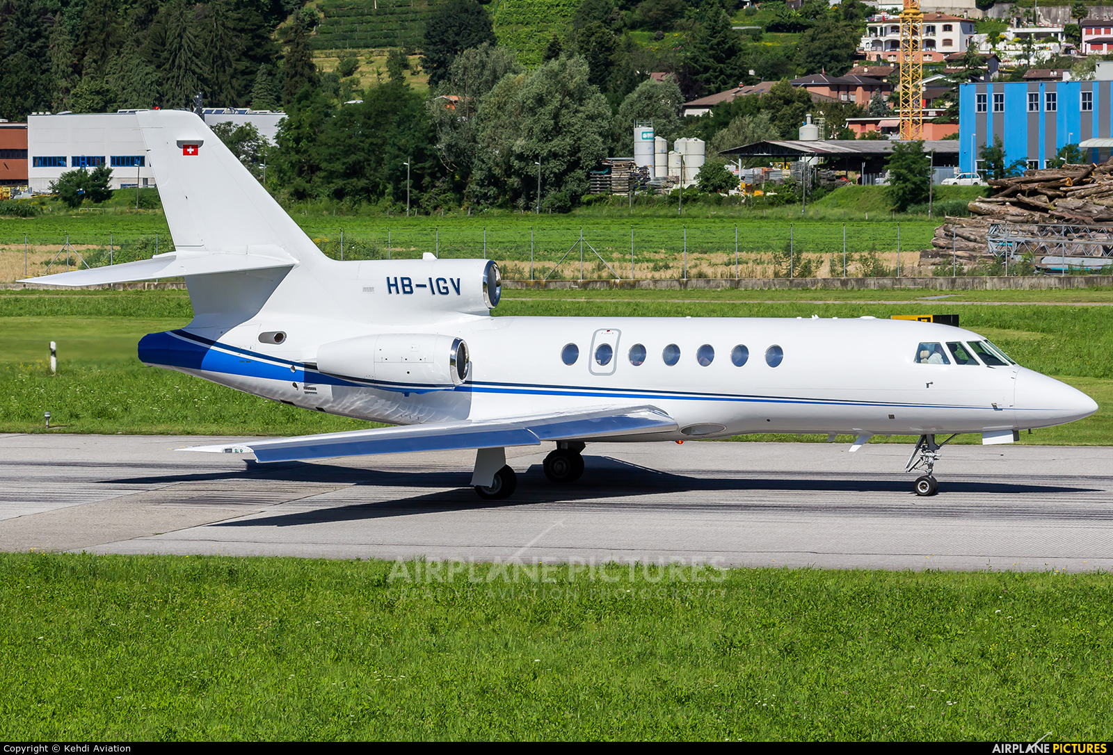 Private HB-IGV aircraft at Lugano - Agno