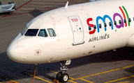 LY-SPF - Small Planet Airlines Airbus A320 aircraft