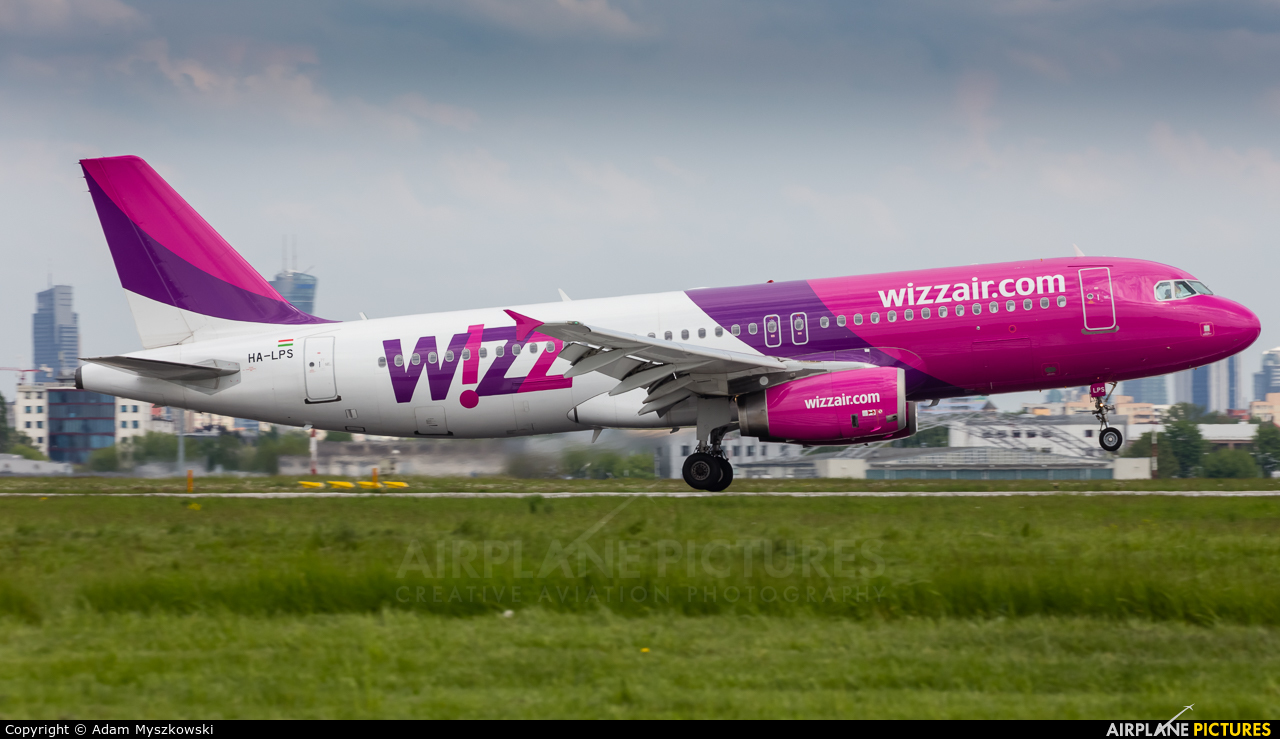 Wizz Air HA-LPS aircraft at Warsaw - Frederic Chopin