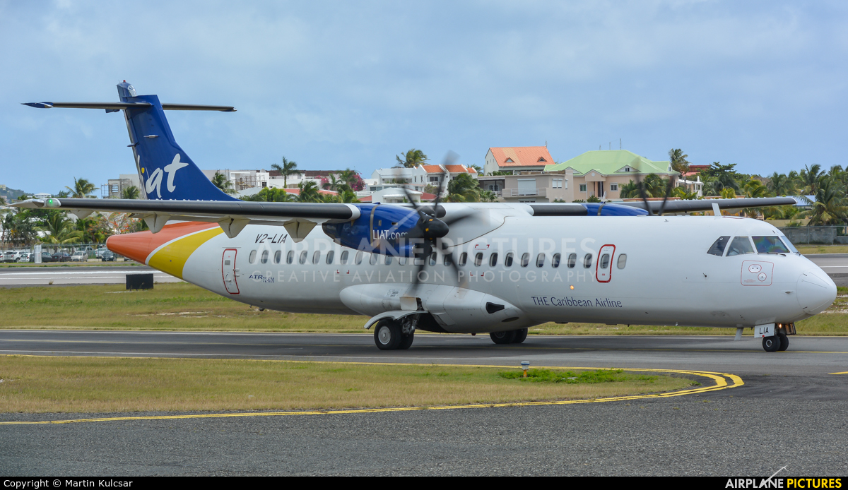 LIAT V2-LIA aircraft at Sint Maarten - Princess Juliana Intl
