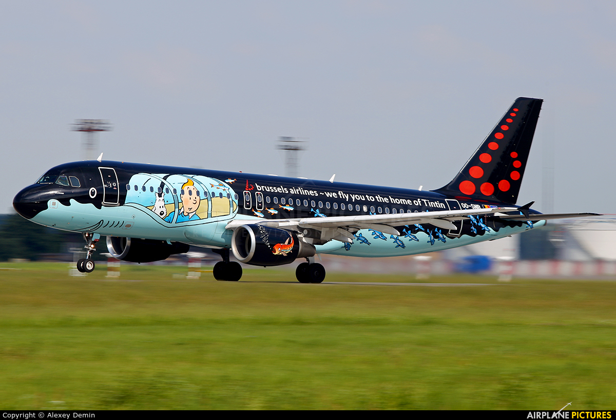 Brussels Airlines OO-SNB aircraft at Ramenskoye - Zhukovsky