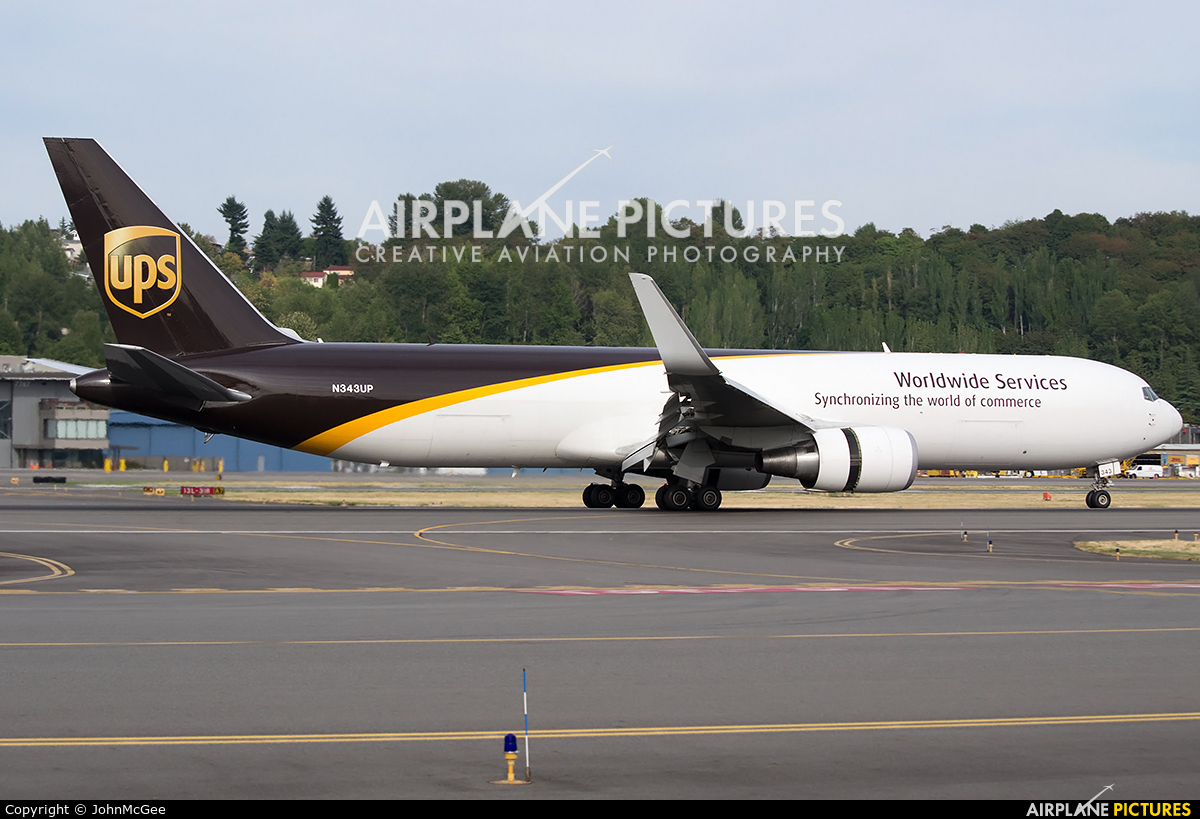 UPS - United Parcel Service N343UP aircraft at Seattle - Boeing Field / King County Intl