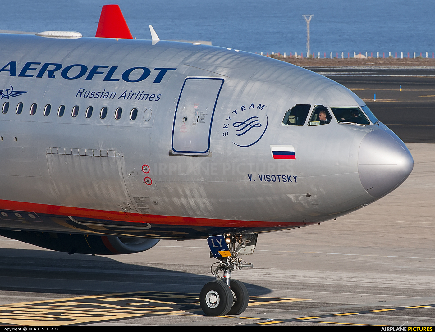 Aeroflot VP-BLY aircraft at Tenerife Sur - Reina Sofia