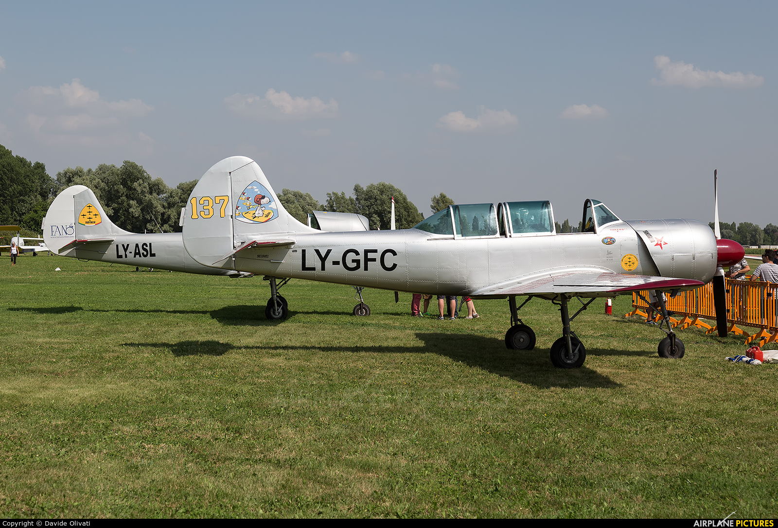 Private LY-GFC aircraft at Montagnana