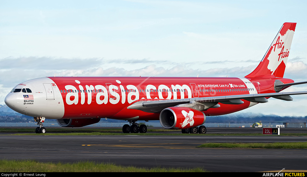 AirAsia X 9M-XXV aircraft at Auckland Intl