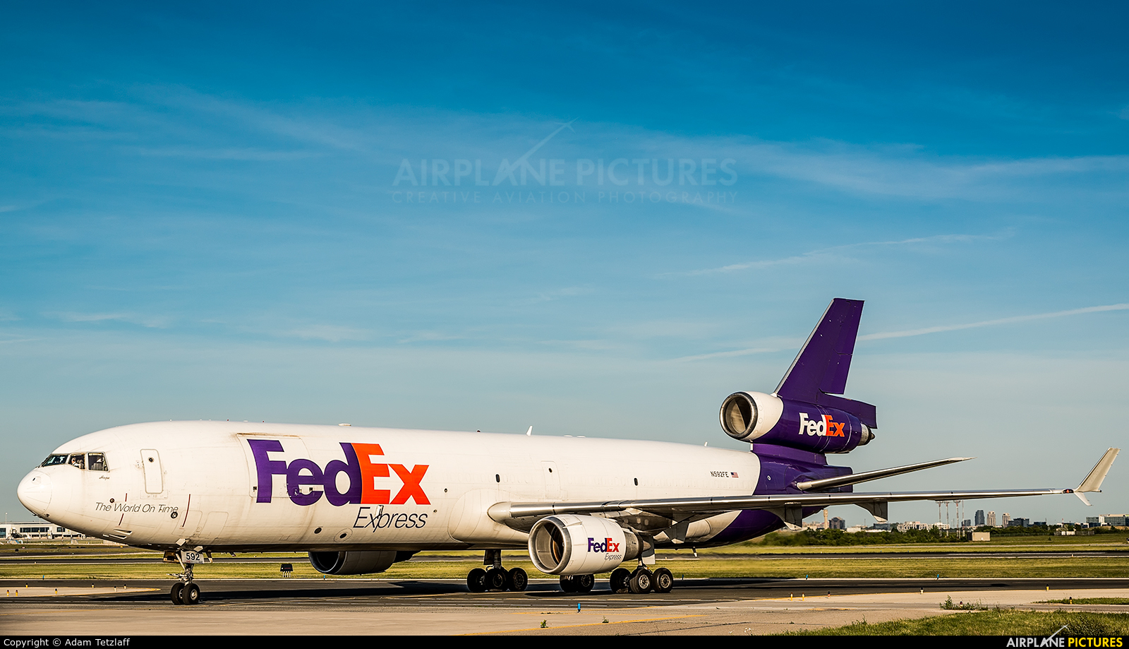 FedEx Federal Express N592FE aircraft at Toronto - Pearson Intl, ON