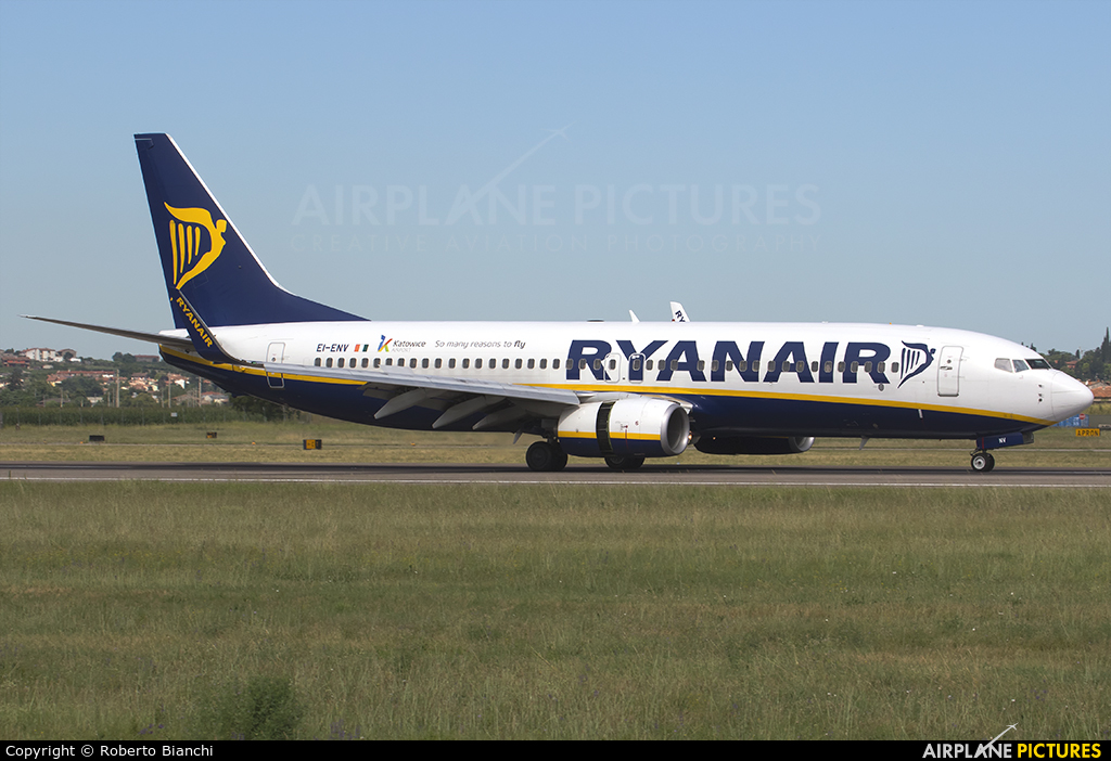 Ryanair EI-ENV aircraft at Verona - Villafranca