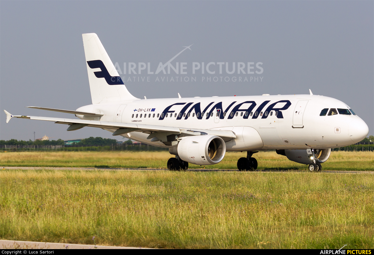 Finnair OH-LVK aircraft at Verona - Villafranca
