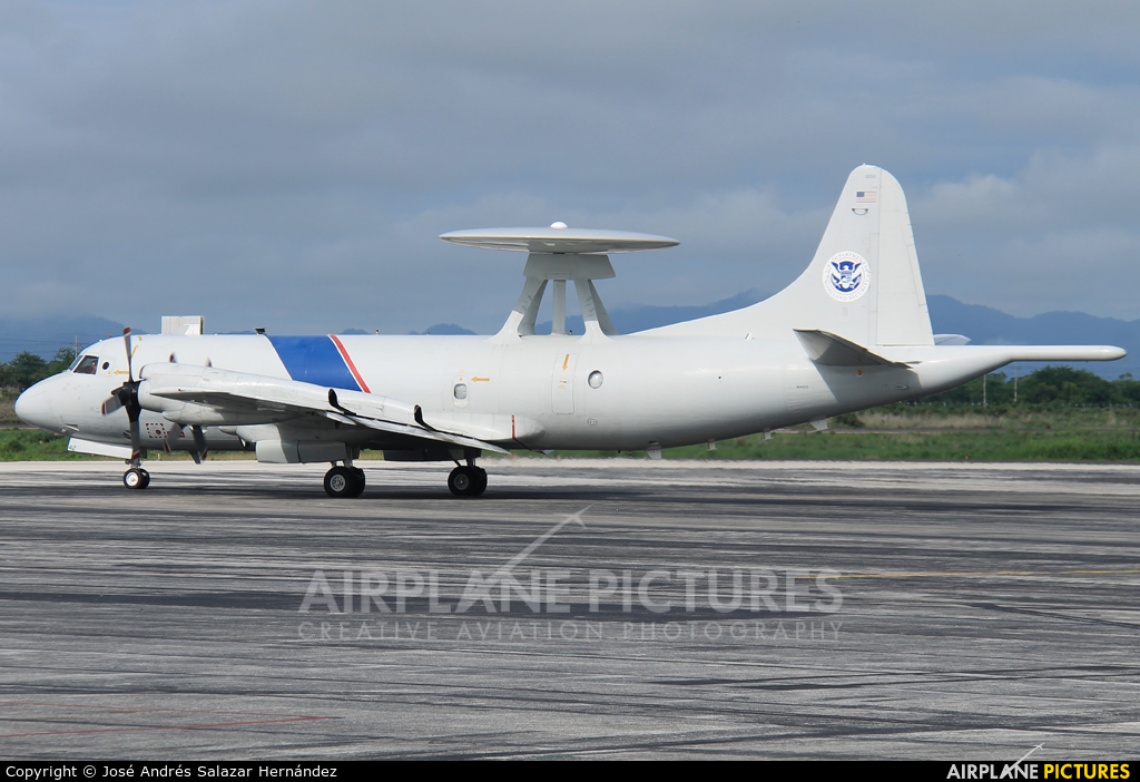 USA - Customs and Border Protection N142CS aircraft at Liberia- Daniel Oduber Quirós Intl