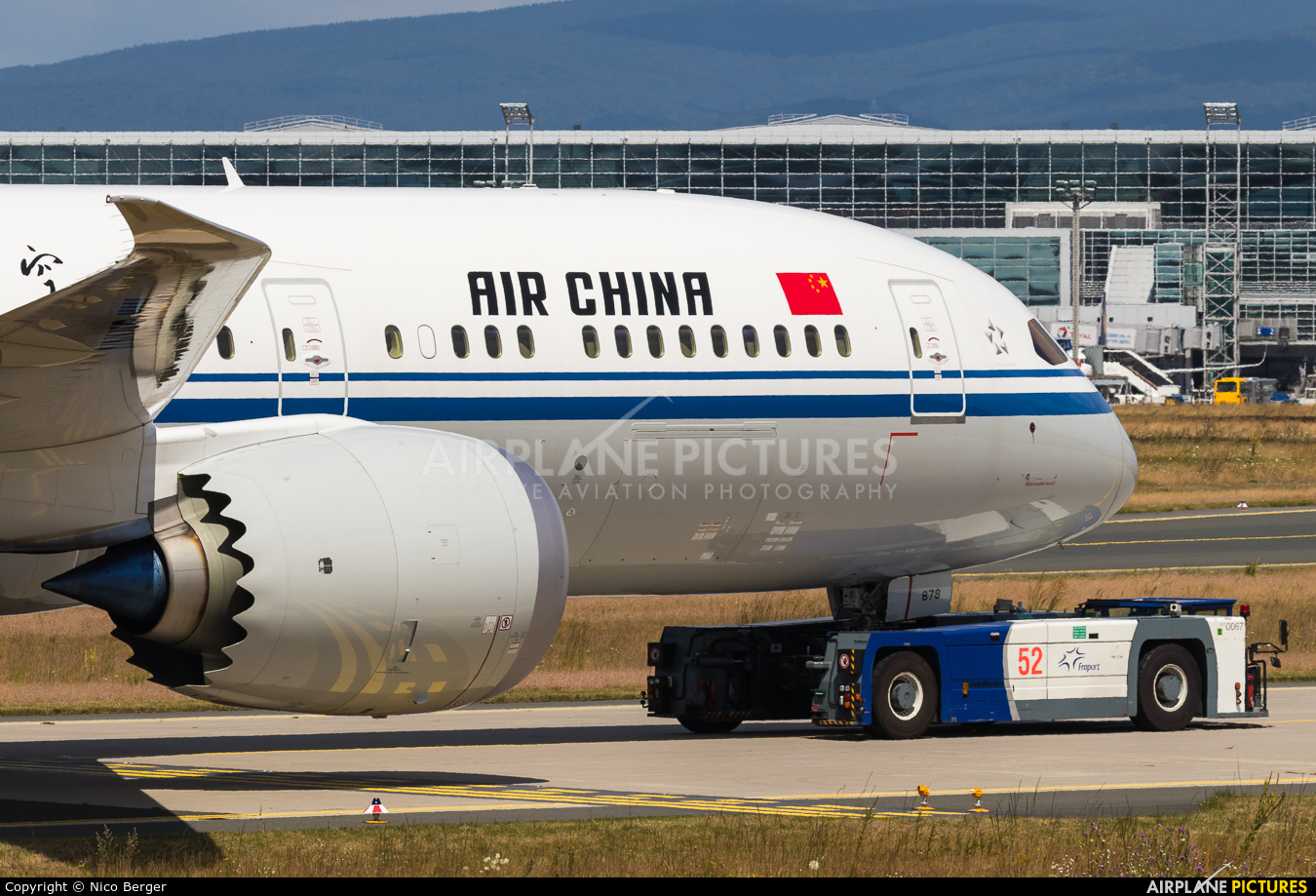 Air China B-7878 aircraft at Frankfurt