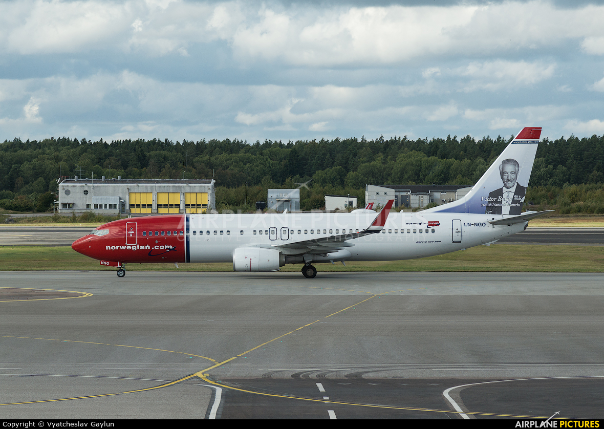 Norwegian Air Shuttle LN-NGO aircraft at Stockholm - Arlanda