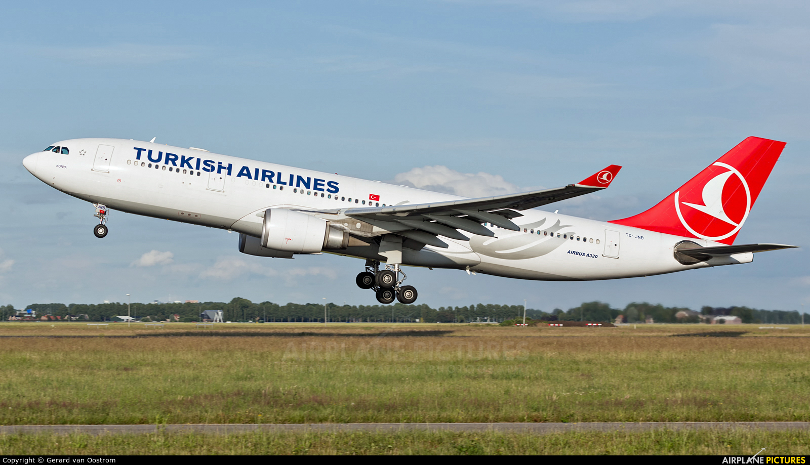 Turkish Airlines TC-JNB aircraft at Amsterdam - Schiphol