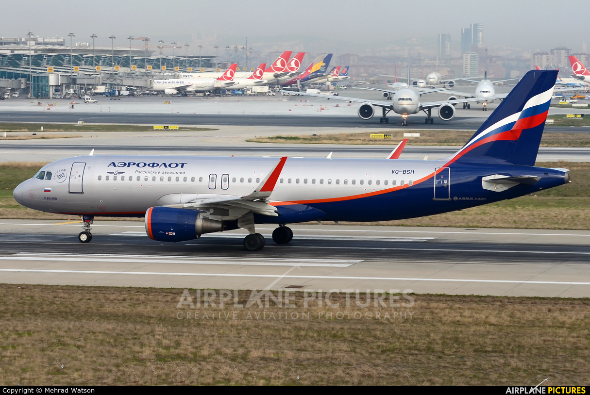 Aeroflot VQ-BSH aircraft at Istanbul - Ataturk