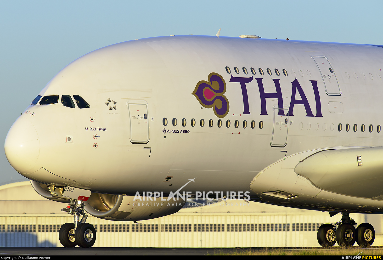 Thai Airways HS-TUA aircraft at Paris - Charles de Gaulle