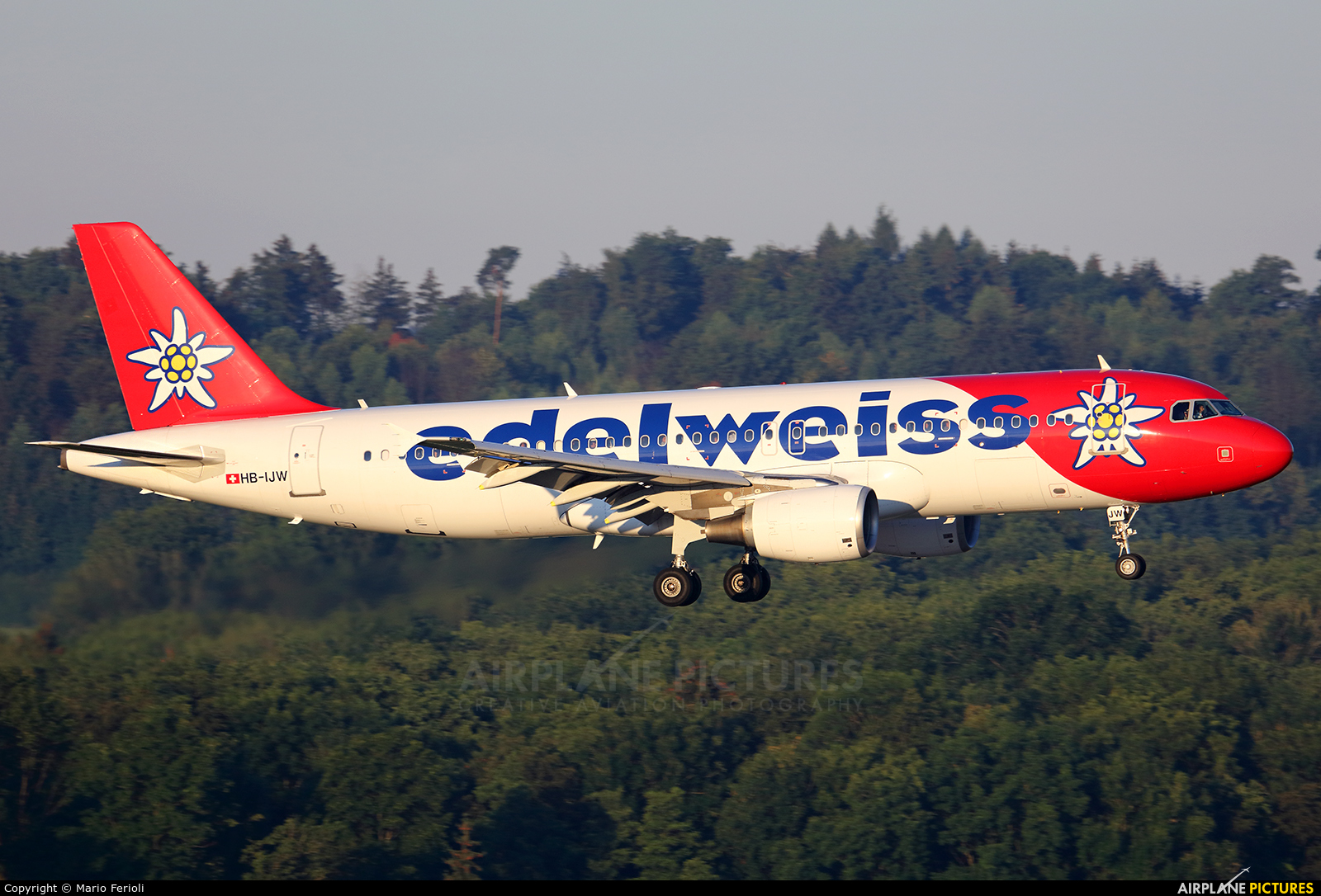 Edelweiss HB-IJV aircraft at Zurich