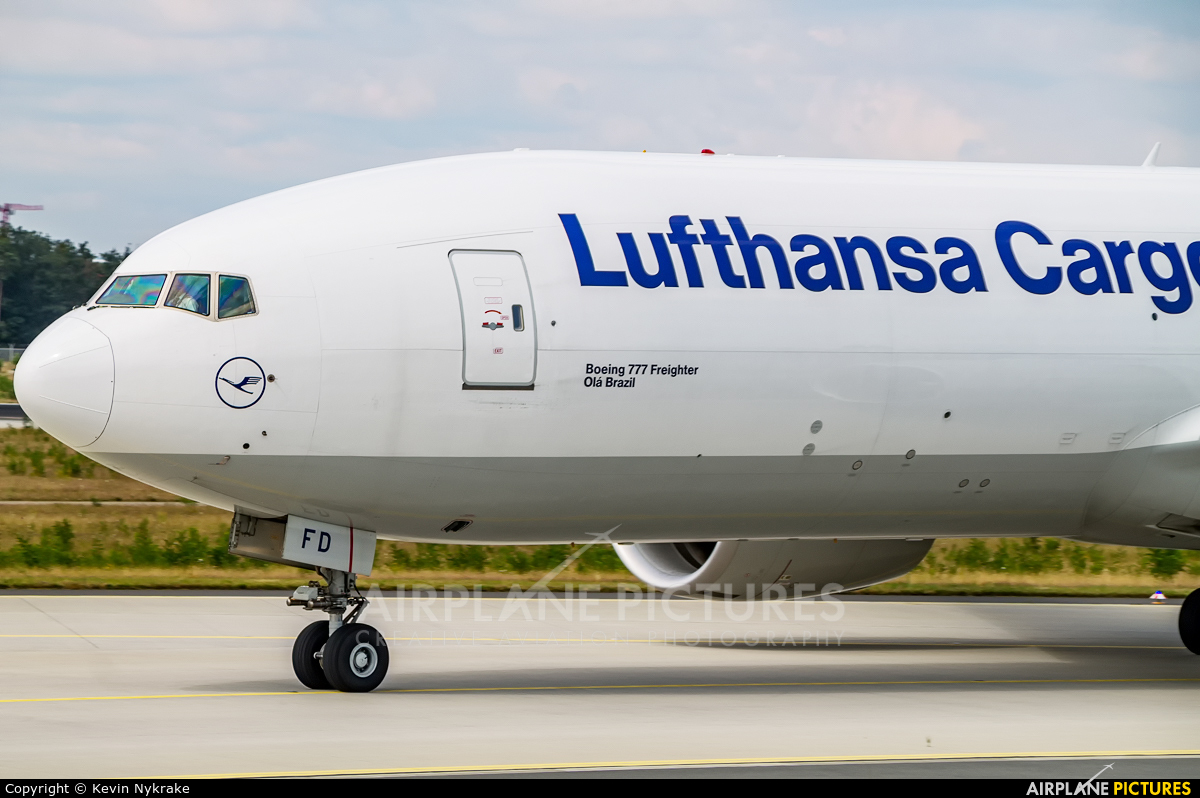 Lufthansa Cargo D-ALFD aircraft at Frankfurt