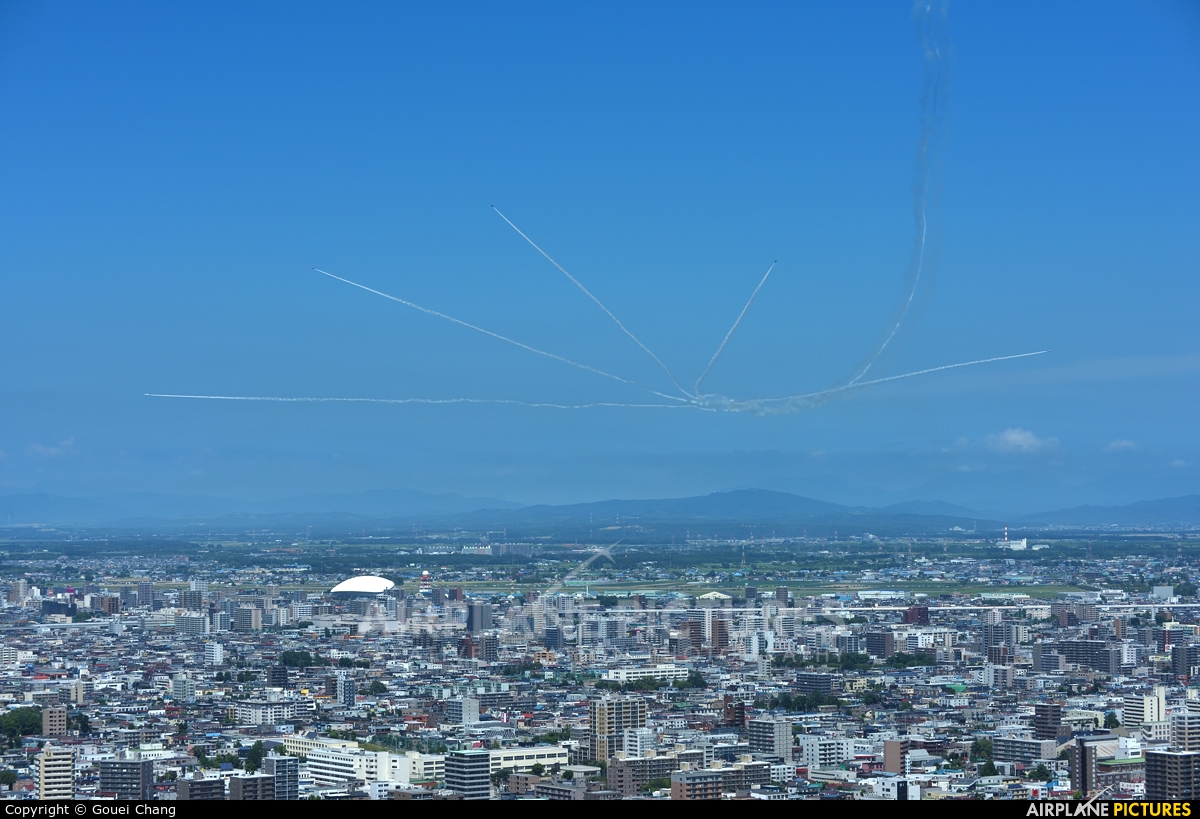 Japan - ASDF: Blue Impulse - aircraft at Sapporo - Okadama