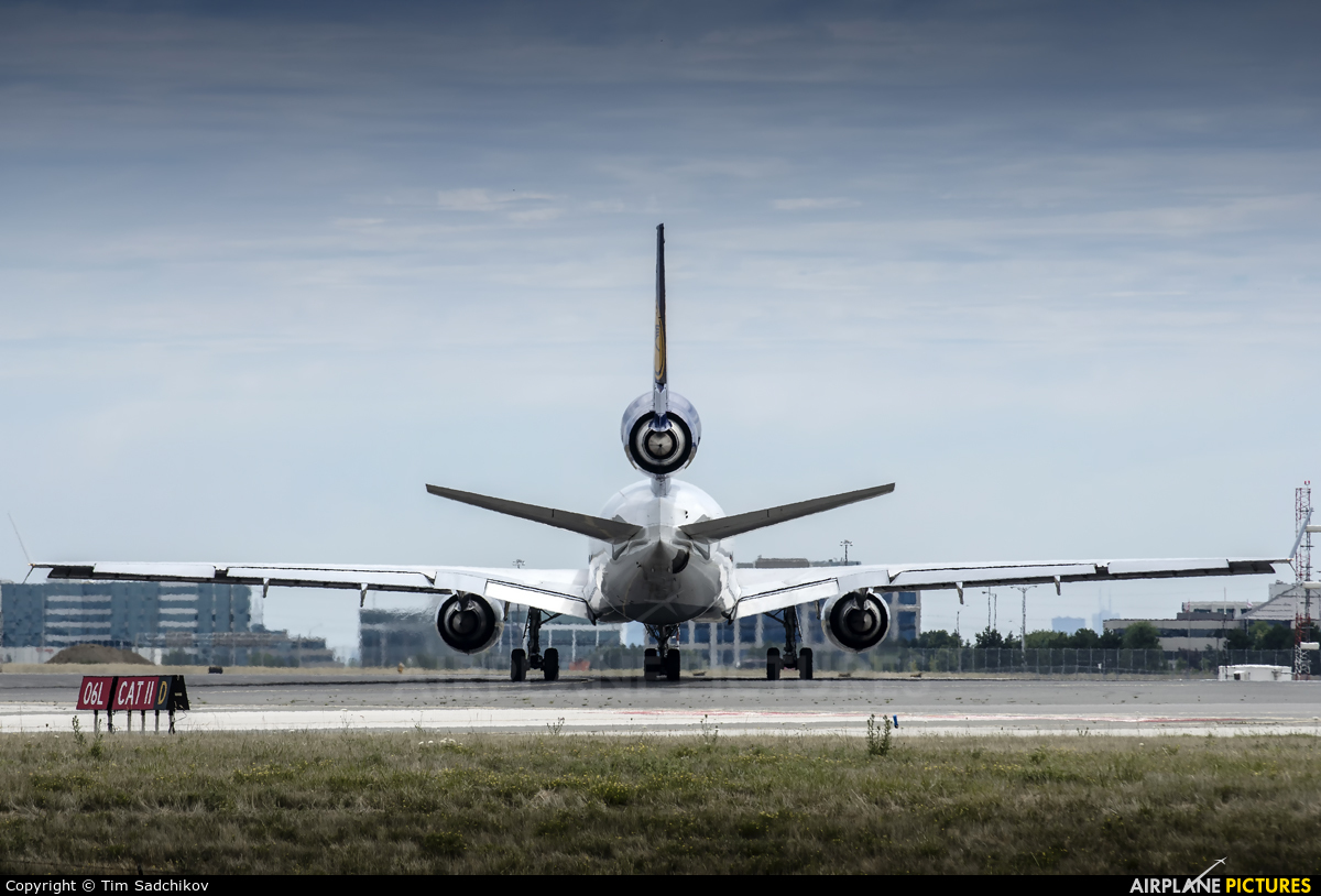 Lufthansa Cargo D-ALCM aircraft at Toronto - Pearson Intl, ON