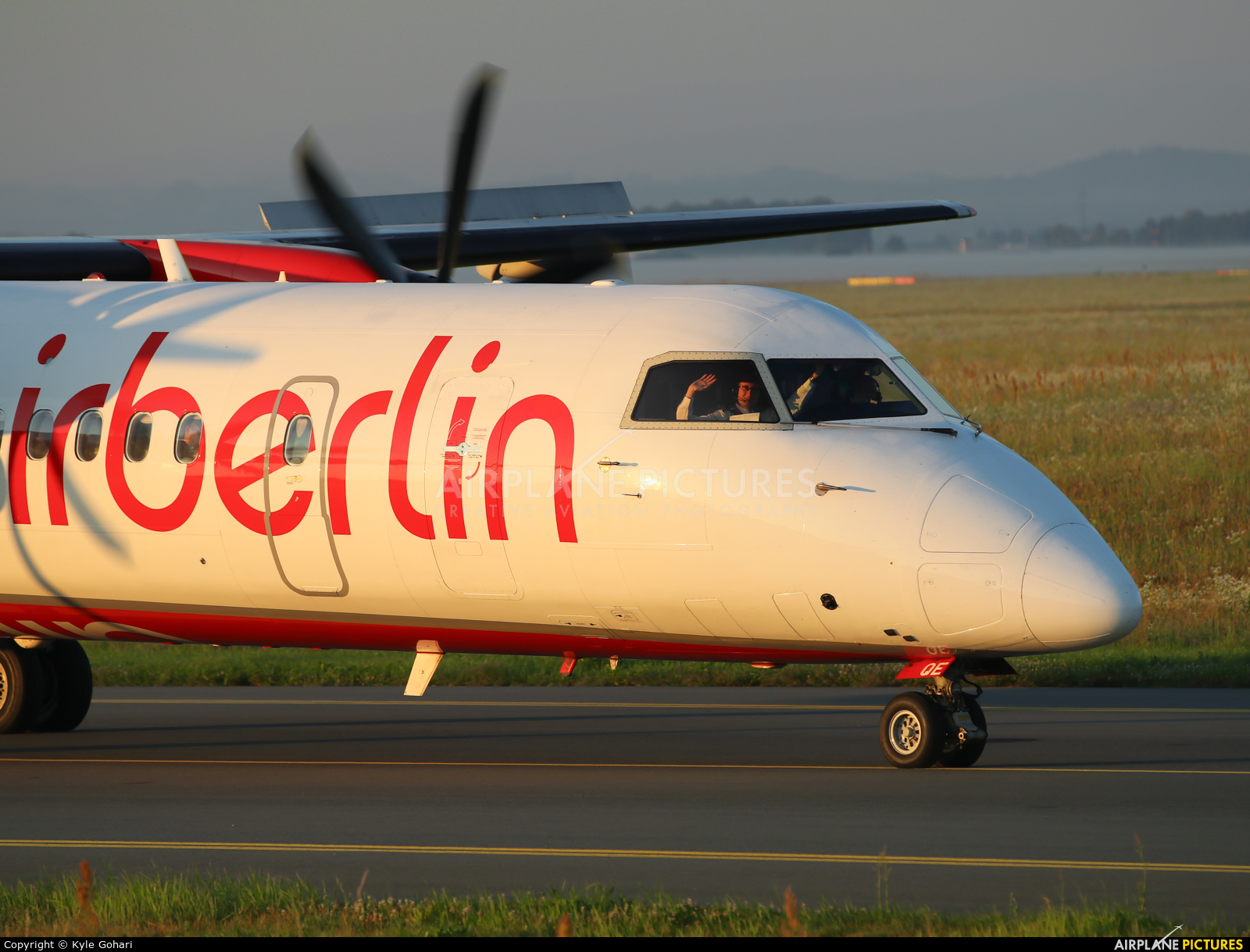 Air Berlin D-ABQJ aircraft at Graz