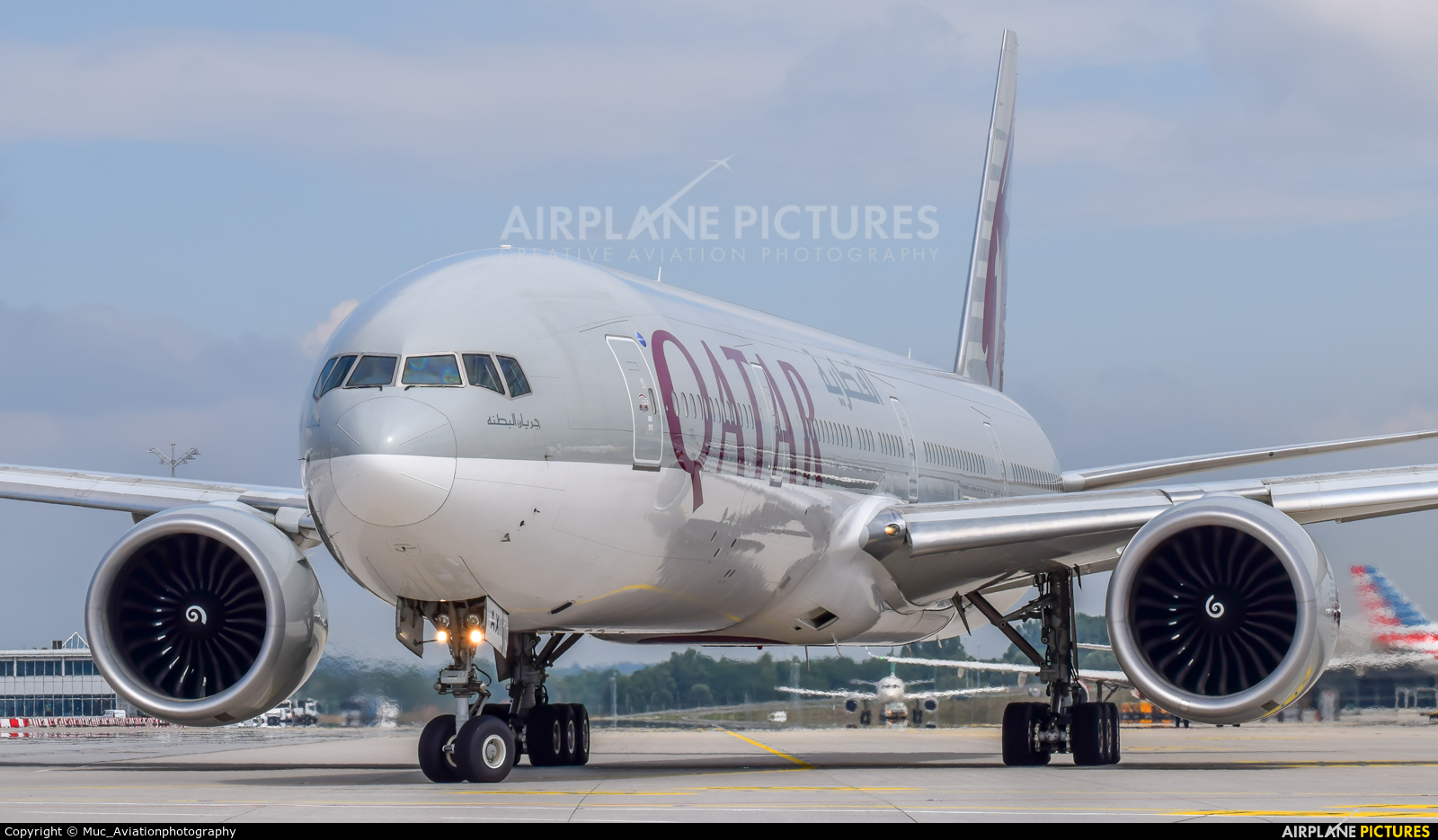 Qatar Airways A7-BAX aircraft at Munich